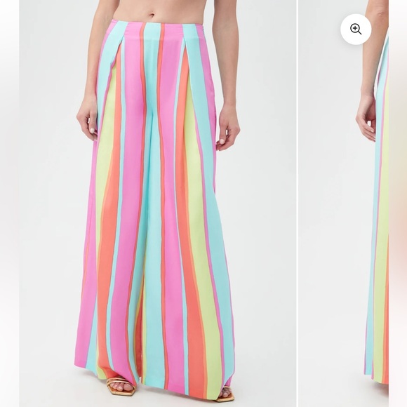 Trina Turk Pants - TRINA TURK Enzo Wide Leg Striped Pants Size 00 *LIKE NEW*